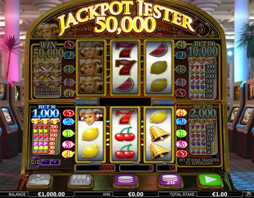 Jackpot Jester 50.000 Online Video Slot