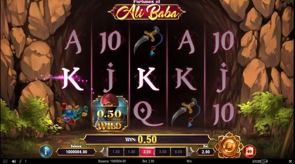 fortunes of ali baba gameplay