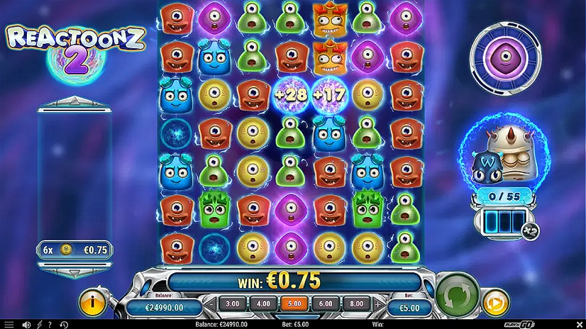 Reactoonz 2 Slot - Play Online at King Casino