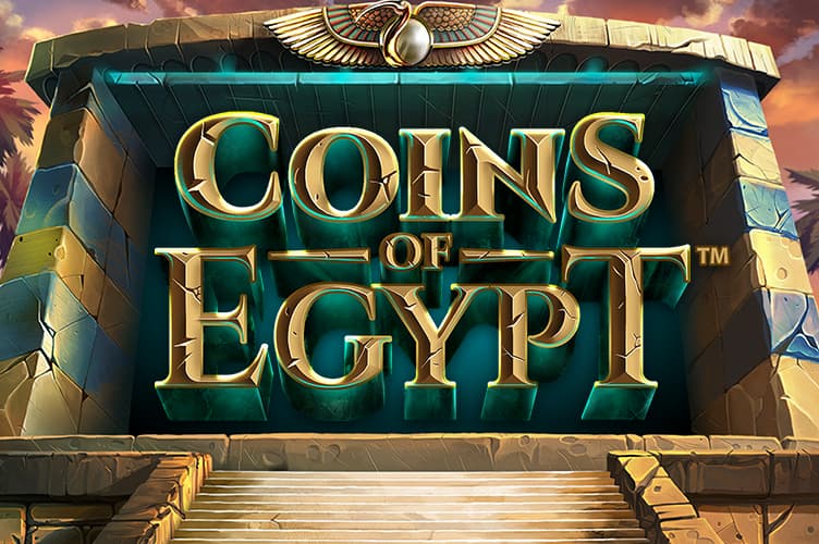 Coins of Egypt Slot Logo| King Casino