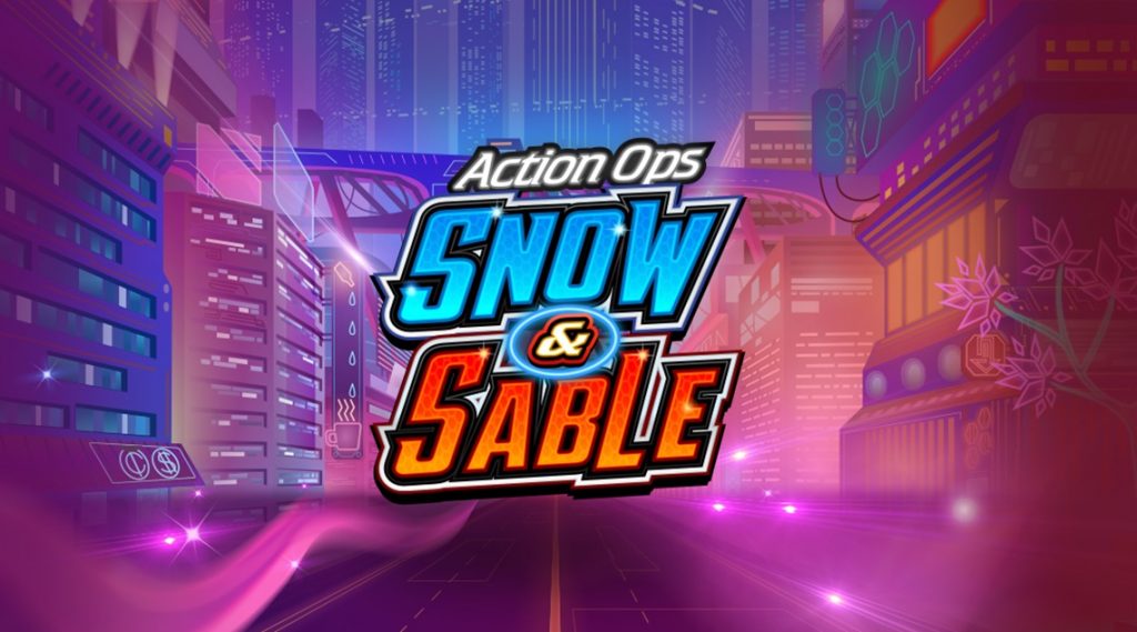Action Ops Snow and Sable Slot Logo King Casino