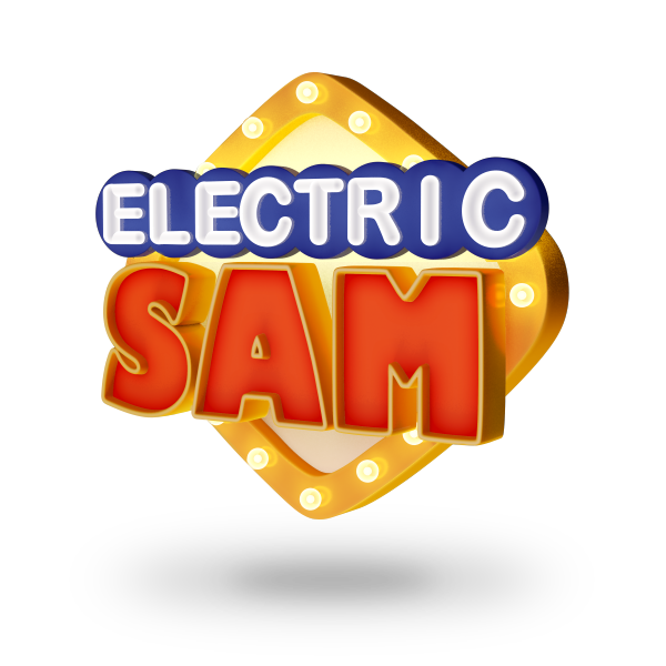 Electric Sam Slot Logo King Casino