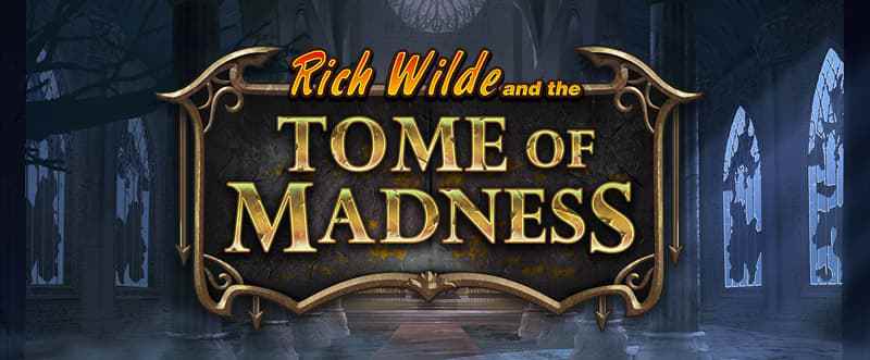 Rich Wilde and the Tome of Madness Slot Logo King Casino