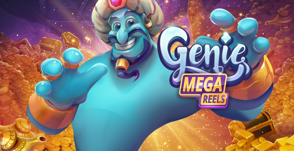 Genie Mega Reels Jackpot Slot Logo King Casino