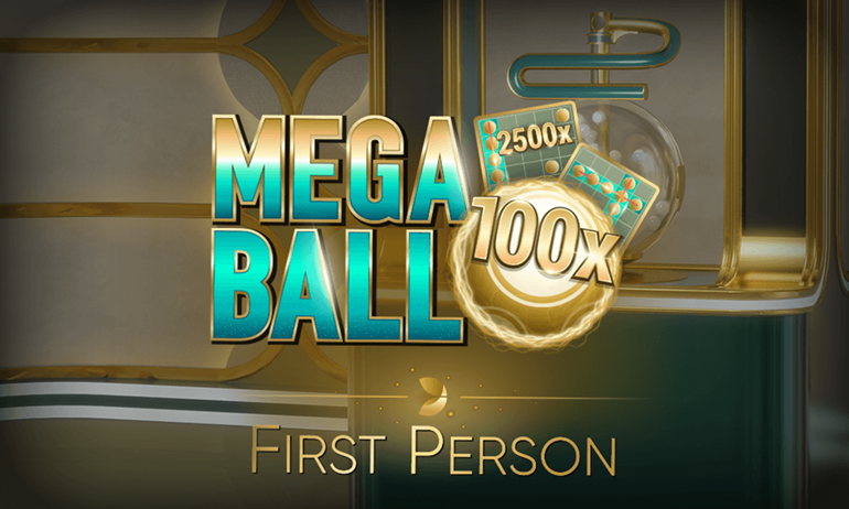 First Person Mega Ball Logo King Casino