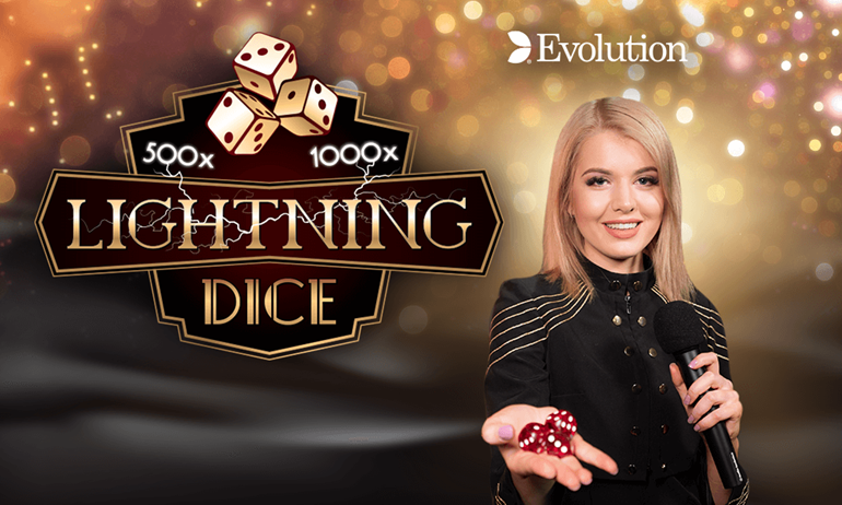 Lightning Dice Logo King Casino