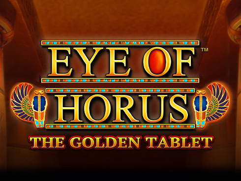 Eye of Horus The Golden Tablet Slot Logo King Casino