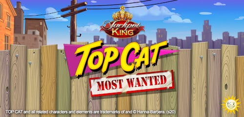 Top Cat Most Wanted Jackpot King Slot Logo King Casino