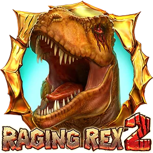 Raging Rex 2 Slot Logo King Casino