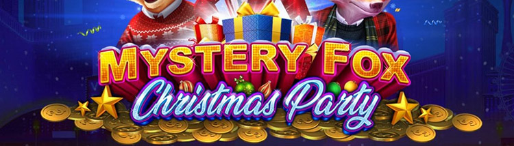 Mystery Fox Christmas Party Slot Logo King Casino