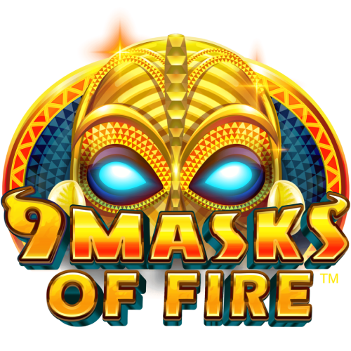 9 Masks of Fire Slot Logo King Casino
