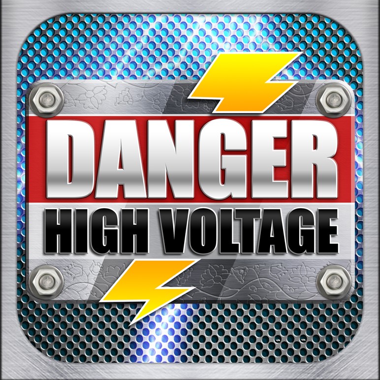 Danger! High Voltage Logo King Casino