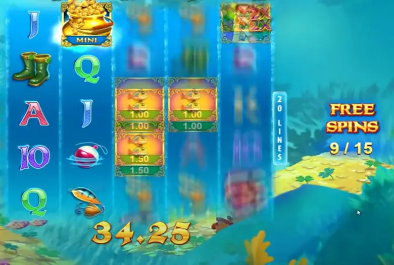 Fishin' Pots Of Gold Slot Free Spins Feature