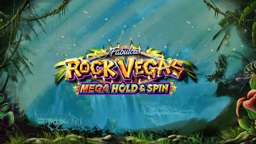 Rock Vegas Mega Hold & Spin Slot Logo King Casino