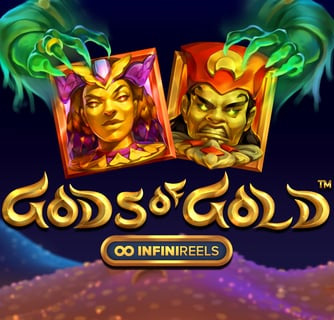 Gods of Gold InfiniReels Slot Logo King Casino