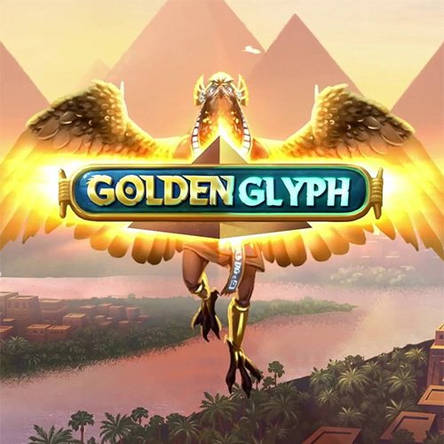 Golden Glyph Slot Logo King Casino