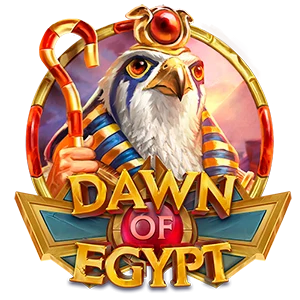 Dawn of Egypt Slot Logo King Casino
