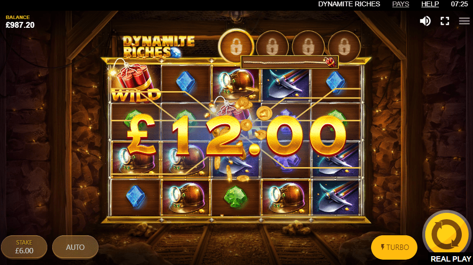 Dynamite Riches Slot Gameplay