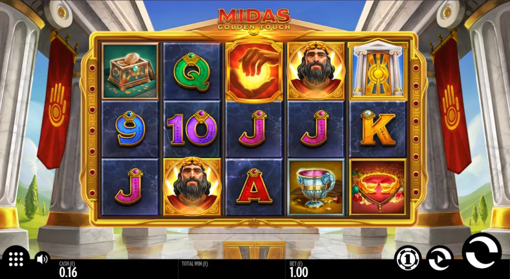 Midas Golden Touch Slot - Play Online at King Casino