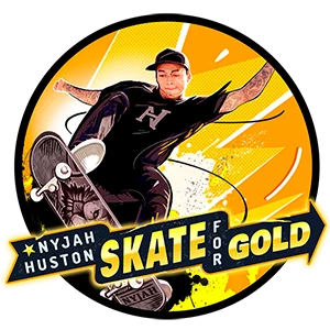 Nyjah Huston Skate for Gold Slot Logo King Casino