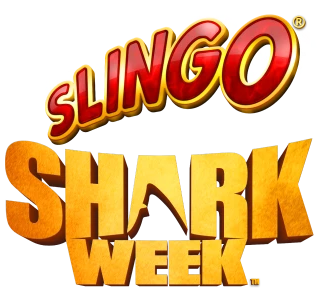Slingo Shark Week Slot Logo King Casino