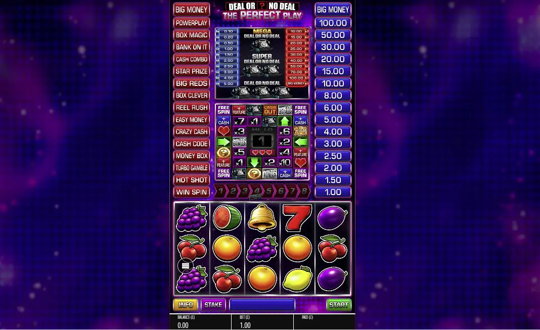 Deal Or No Deal: The Perfect Play Slot