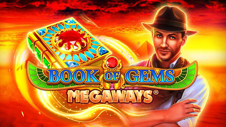 Book of Gems Megaways Slot Logo King Casino