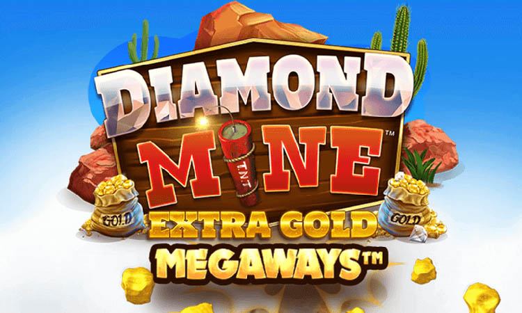 Diamond Mine Extra Gold Megaways Slot Logo King Casino