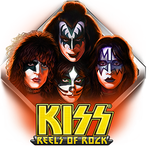 Kiss Reels of Rock Slot Logo King Casino