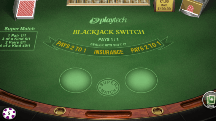 Blackjack Switch: What Is It and How Should You Play It?