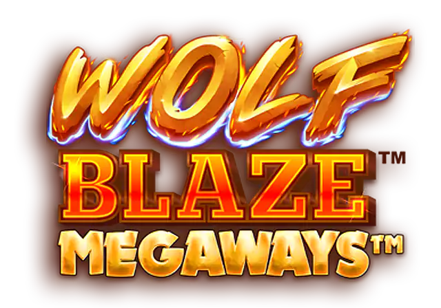 Wolf Blaze Megaways Slot Logo King Casino