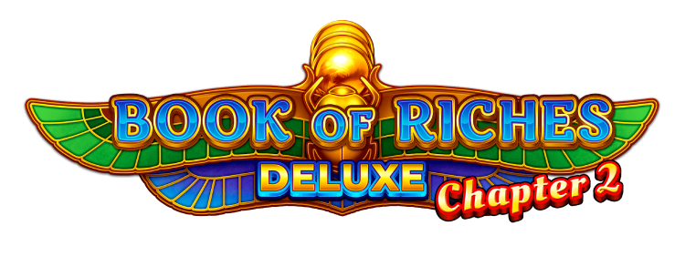 Book of Riches Deluxe Chapter 2 Slot Logo King Casino