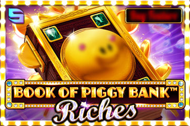 Book of Piggy Bank Riches Slot Logo King Casino