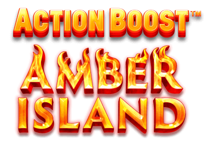 Action Boost Amber Island Slot Logo King Casino