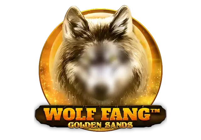 Wolf Fang Golden Sands Slot Logo King Casino