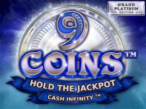 9 Coins Grand Platinum Edition Slot Logo King Casino