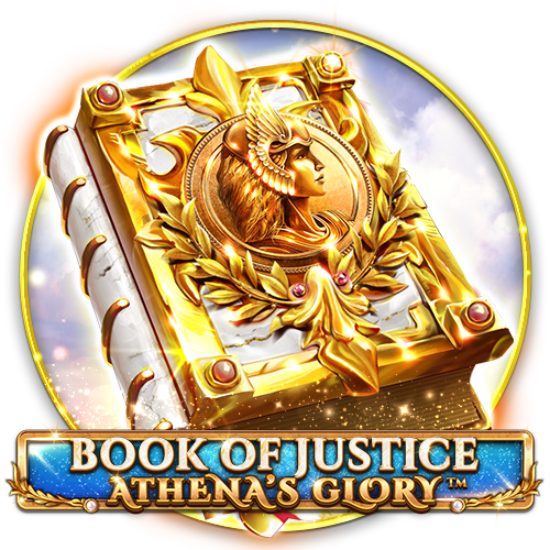 Book of Justice Athena's Glory Slot Logo King Casino