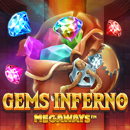 Gems Inferno Megaways Slot Logo King Casino
